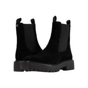Sam Edelman Black Suede Laguna Lug Chelsea Boot size 9